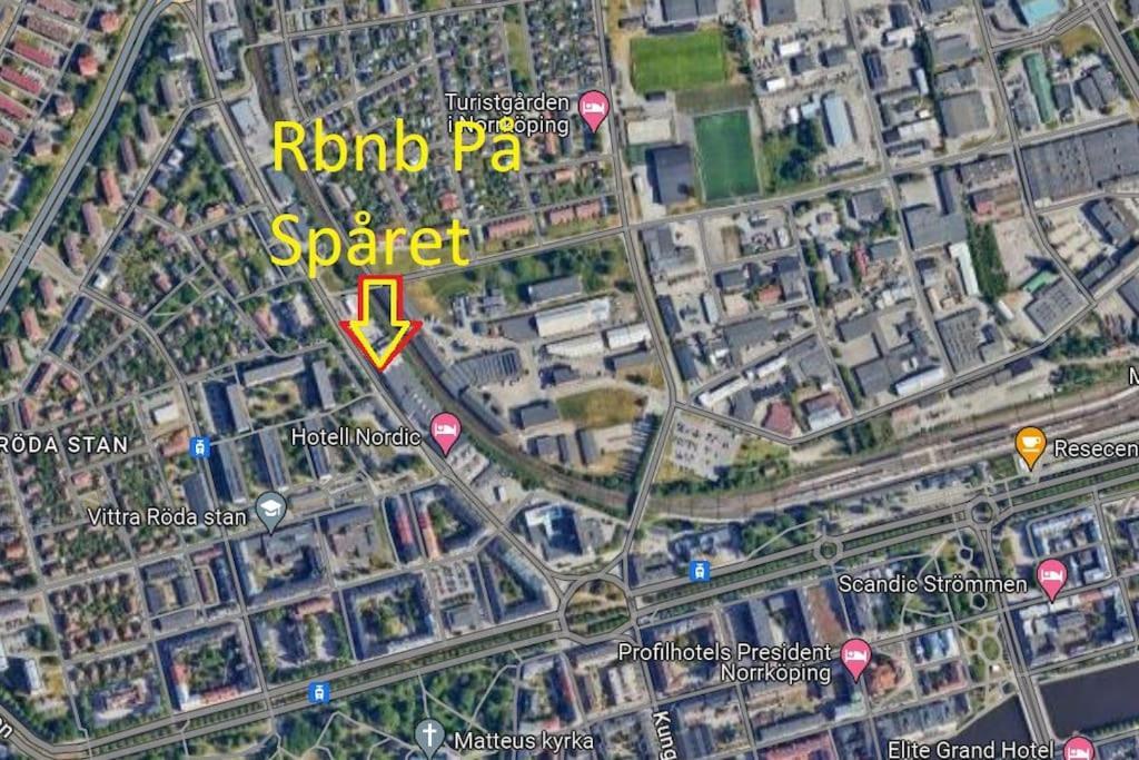 Nr6 Pa Sparet Norrköping Eksteriør billede